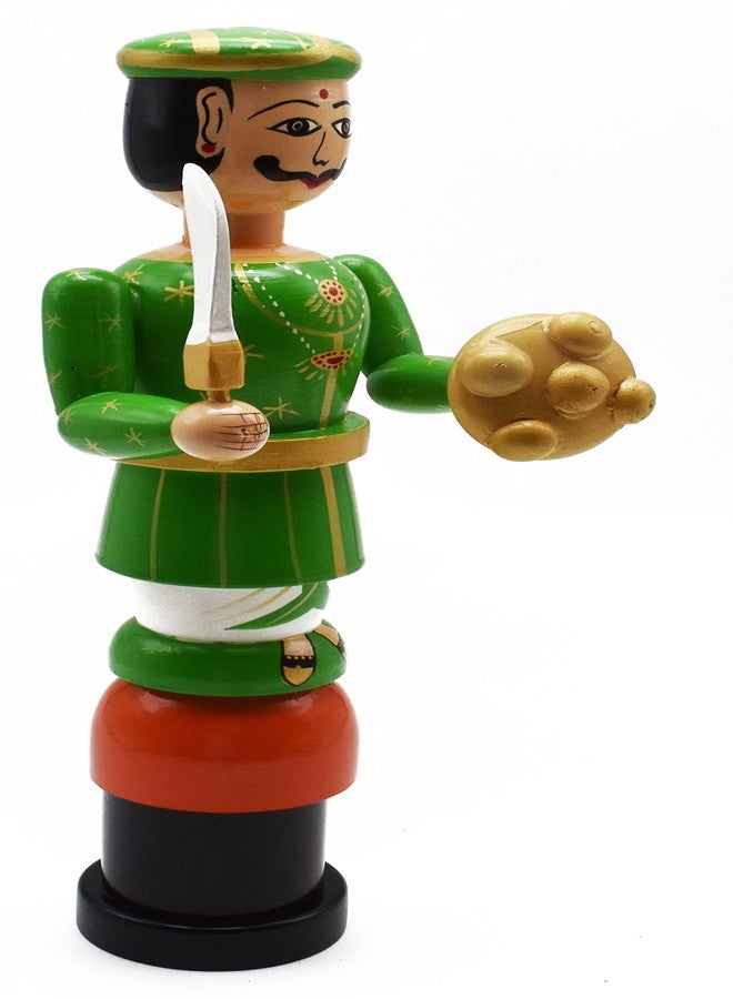 justhandmade Just Handmade Wooden Soldier | Kondapalli Toys | Etikopakka Toys | Home Decor Showpiece (JHMSOLB11) - Image 4